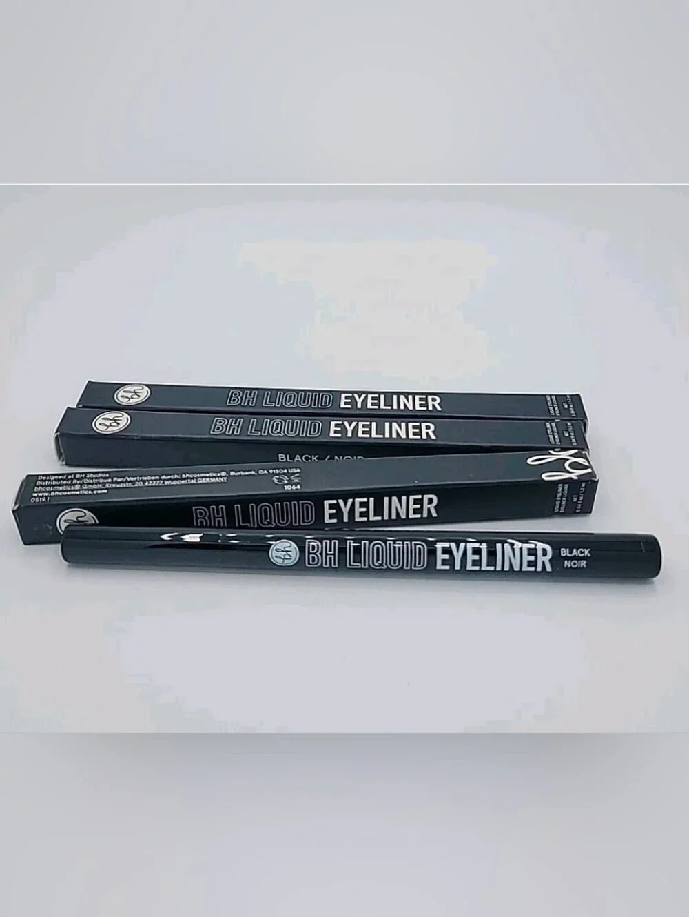 NIB 3x BH Cosmetics Liquid Eye Liner Pen Black 0.4 oz  Each